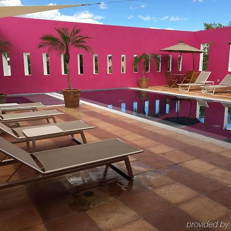 卡萨雷纳精品酒店 普埃布拉 外观 照片 Rooftop pool at the Hotel