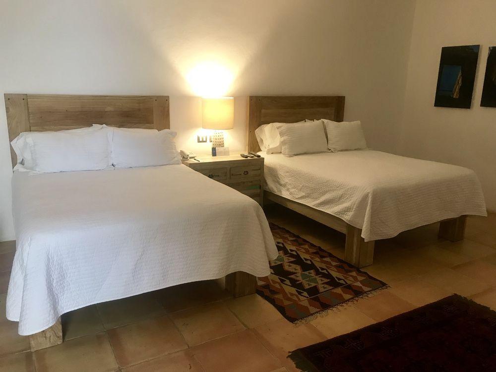 卡萨雷纳精品酒店 普埃布拉 外观 照片 A guest room at the Inn at the Quinta de San Lucas