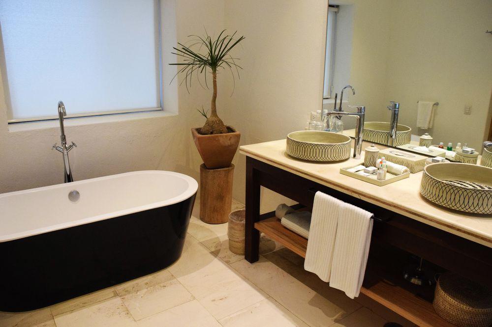 卡萨雷纳精品酒店 普埃布拉 外观 照片 Bathroom