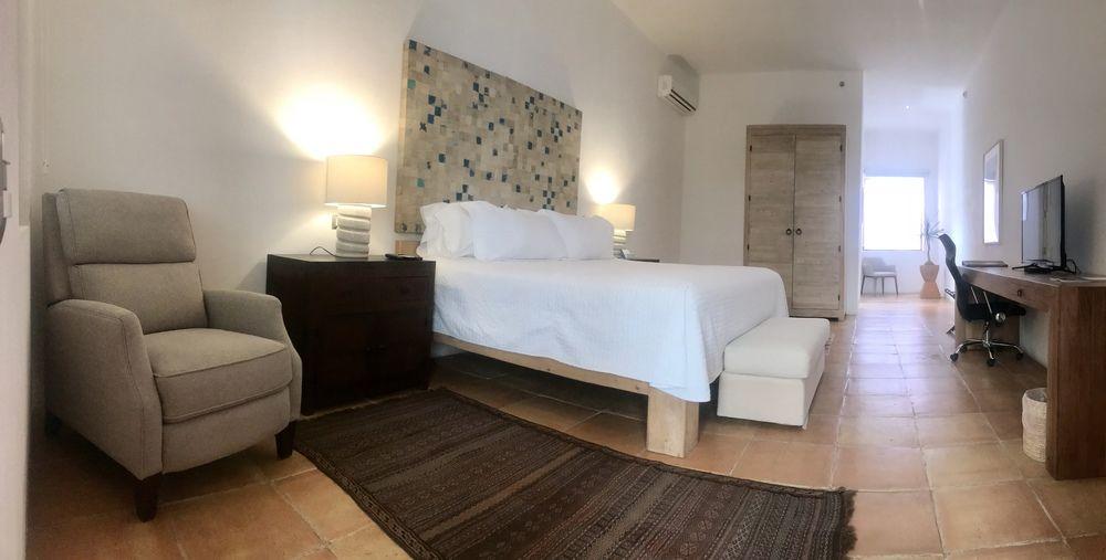 卡萨雷纳精品酒店 普埃布拉 外观 照片 A bedroom at the hotel