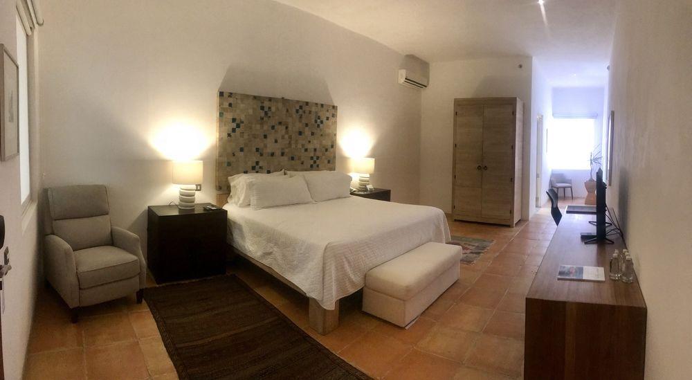 卡萨雷纳精品酒店 普埃布拉 外观 照片 A bedroom at the hotel