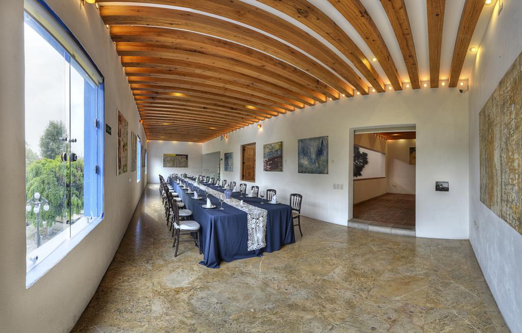 卡萨雷纳精品酒店 普埃布拉 外观 照片 The interior of the gallery
