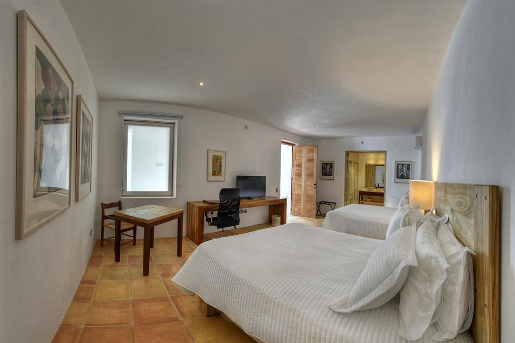 卡萨雷纳精品酒店 普埃布拉 外观 照片 A room at the hotel